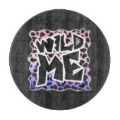 Dalmatiner Black and Pink Wild Me Schneidebrett (Vorderseite)