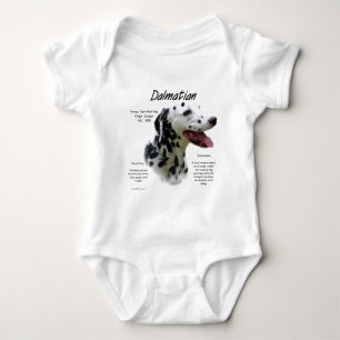 Dalmatiner (blk) Historie Design Baby Strampler