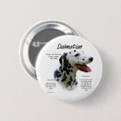 Dalmatiner (blk) Historie Design Button (Vorne & Hinten)