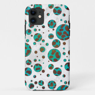 Dalmatiner braun und Aquamarin Case-Mate iPhone Hülle