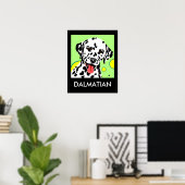 Dalmatiner Brettkunstposter Poster (Heimbüro)