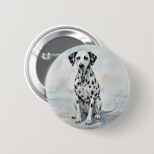 Dalmatiner Button (Vorne & Hinten)