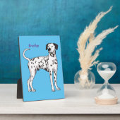 Dalmatiner Cartoon Fotoplatte (Seite)