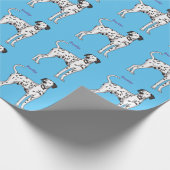Dalmatiner Cartoon Geschenkpapier (Ecke)