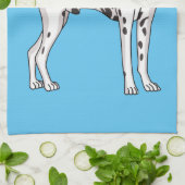 Dalmatiner Cartoon Geschirrtuch (Gefaltet)