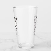 Dalmatiner Cartoon Glas (Rechts)