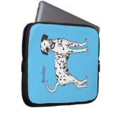 Dalmatiner Cartoon Laptopschutzhülle (Vorne Rechts)