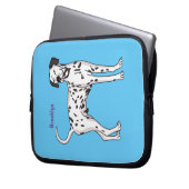 Dalmatiner Cartoon Laptopschutzhülle (Vorderseite Links)