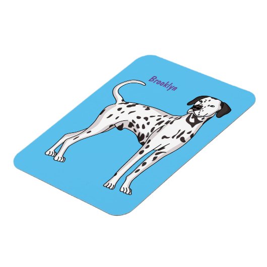 Dalmatiner Cartoon Magnet (Linke Seite)