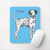 Dalmatiner Cartoon Mousepad (Mit Mouse)