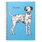 Dalmatiner Cartoon Notizblock (Vorderseite)