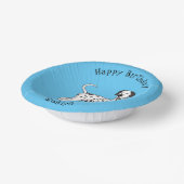 Dalmatiner Cartoon Pappteller (Gewinkelt)