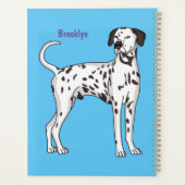 Dalmatiner Cartoon Planer (Rückseite)