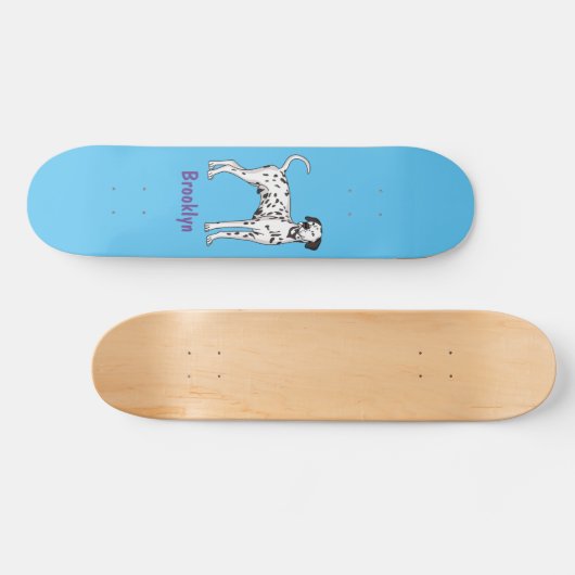 Dalmatiner Cartoon Skateboard (Horizontal)