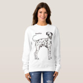 Dalmatiner Cartoon Sweatshirt (Vorne ganz)