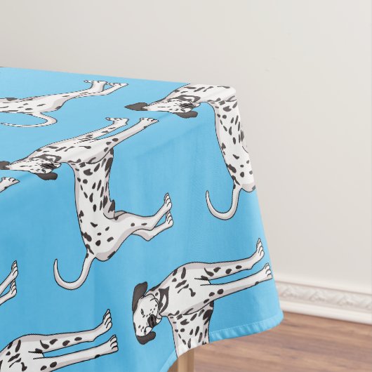 Dalmatiner Cartoon Tischdecke (Beispiel)