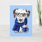 Dalmatiner Chocolate Hugs Karte (Vorderseite)