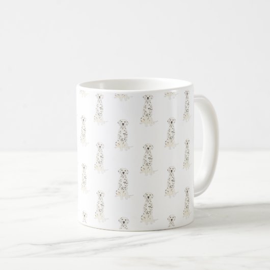 Dalmatiner Coffee Tasse (VorderseiteRechts)