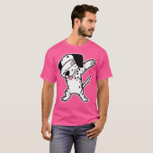Dalmatiner Dabbing Funny Dalmation Tanzer T-Shirt (Vorne ganz)