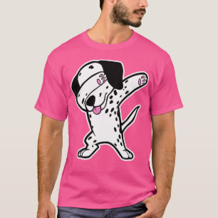 Dalmatiner Dabbing Funny Dalmation Tanzer T-Shirt