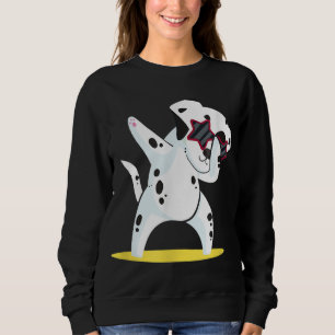 Dalmatiner Dabbing I Dab Hunde Tanz I Funny Dalmat Sweatshirt