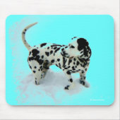 "Dalmatiner-Deko" Mousepad (Vorne)