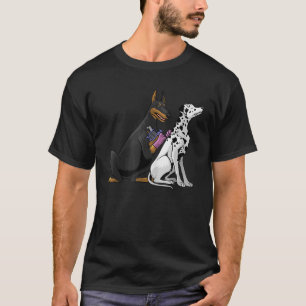 Dalmatiner Doberman Dog Cool Tattoo Artist Geschen T-Shirt