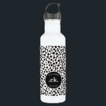 Dalmatiner Dog Abstraktes Muster Monogramm Edelstahlflasche<br><div class="desc">Der Dalmatiner Dog Abstrakt Pattern Monogram Stainless Steel Water Bottle ist eine stilvolle und praktische Art, Hydratie auf unterwegs bleibe. Mit einem kühnen, abstrakten Dalmatiner-Design und einem personalisierten Monogramm ist diese Flasche ein einzigartiges Geschenk für Hundefreunde. Ideal für den täglichen Gebrauch, Sportereignisse oder als Unterhaltungsgeschenk für Geburtstage, Ferien oder besondere...</div>