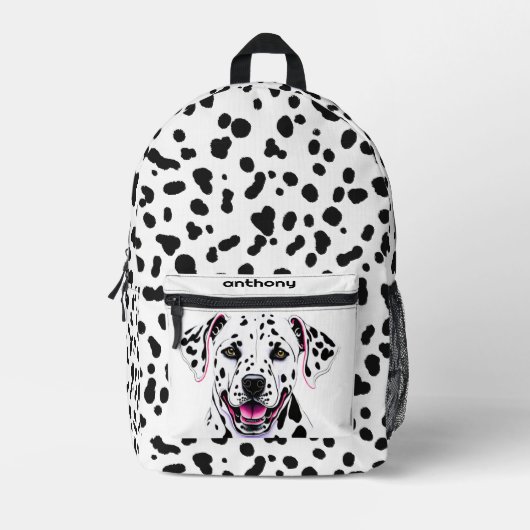 Dalmatiner Dog Bedruckter Rucksack (Vorderseite)
