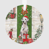 Dalmatiner Dog Christmas Ornament (Rückseite)