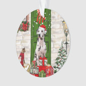Dalmatiner Dog Christmas Ornament (Vorderseite)