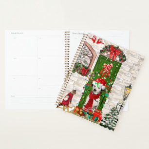 Dalmatiner Dog Christmas Planer