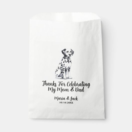 Dalmatiner Dog Geschenktütchen (Vorderseite)