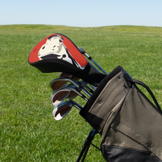 Dalmatiner Dog Golf Headcover (In SItu)