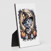 Dalmatiner Dog Halloween Fotoplatte (Seite)