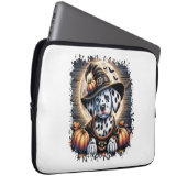 Dalmatiner Dog Halloween Laptopschutzhülle (Vorne Rechts)