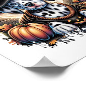 Dalmatiner Dog Halloween Poster (Ecke)