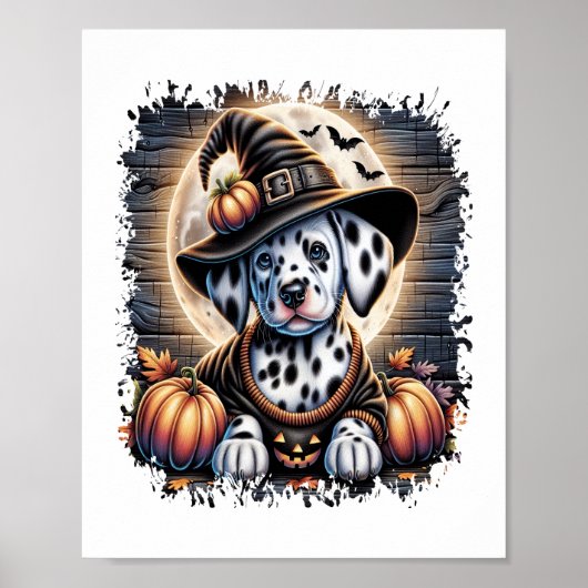 Dalmatiner Dog Halloween Poster (Vorne)