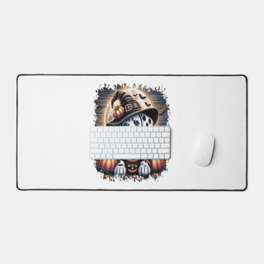 Dalmatiner Dog Halloween Schreibtischunterlage (Tastatur & Maus)