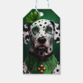 Dalmatiner Dog in St. Patrick's Day Dress Geschenkanhänger (Vorderseite)