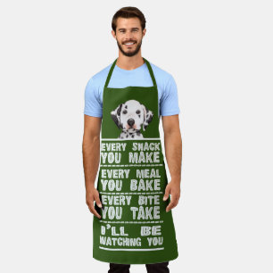 Dalmatiner Dog jeden Snack backen Sie Schürze