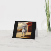 Dalmatiner Dog Karte (Vorderseite)