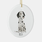 Dalmatiner Dog Keramik Ornament (Rechts)