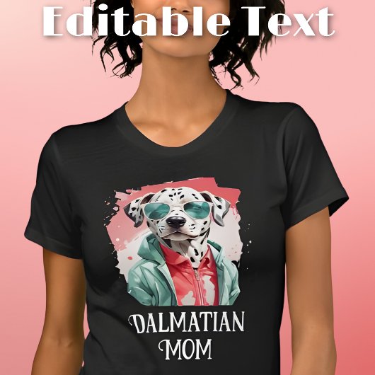 Dalmatiner Dog Mama Sonnenbrille T-Shirt