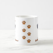 Dalmatiner, Dog-Name hinzufügen, Text ändern Kaffeetasse (Mittel)