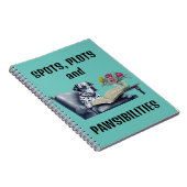 Dalmatiner Dog Notizblock (Rechte Seite)