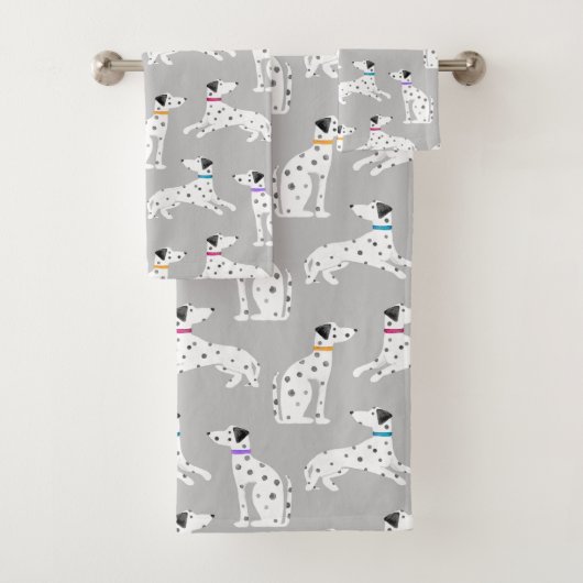 Dalmatiner Dog Polka Dot Animal Water Kids Badhandtuch Set (Insitu)