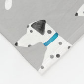 Dalmatiner Dog Polka Dot Animal Water Kids Fleecedecke (Ecke)