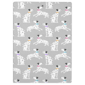 Dalmatiner Dog Polka Dot Animal Water Kids Klemmbrett (Rückseite)