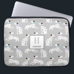 Dalmatiner Dog Polka Dot Animal Water Kids Laptopschutzhülle<br><div class="desc">Dalmatiner Hund Polka Dot Animal Watercolor Kindermuster.</div>